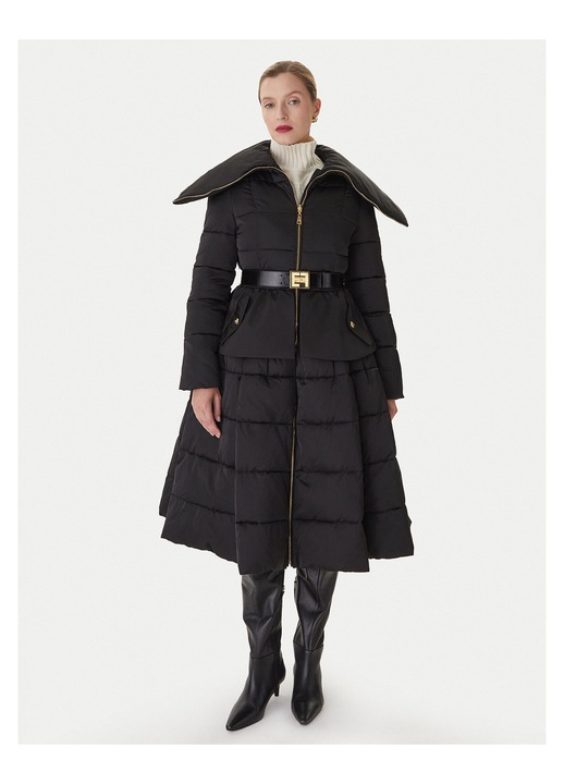 Geaca de iarna, Elisabetta Franchi, negru, dama