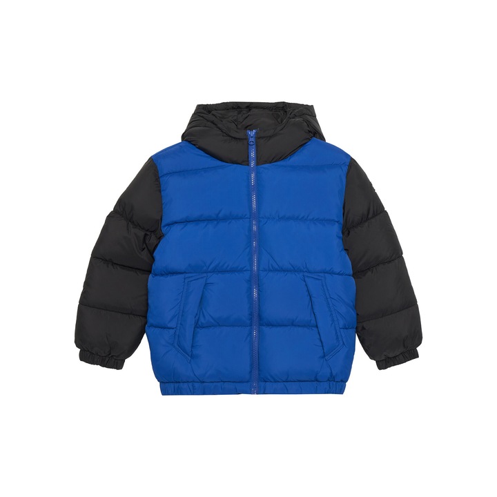 Geaca de iarna baieti United Colors of Benetton, albastru