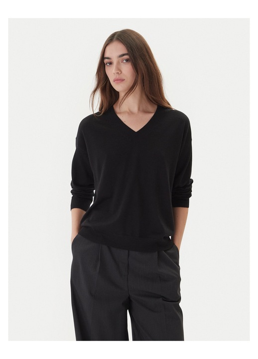 Pulover dama Weekend Max Mara, negru, moale
