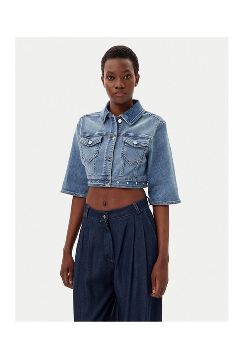 Geaca de blugi Liu Jo, albastru, femei, M INTL