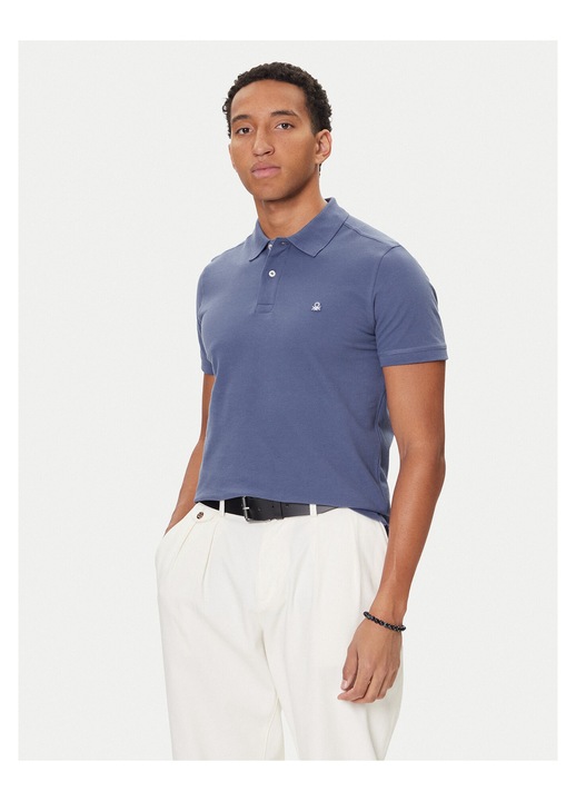 Tricou barbati United Colors of Benetton, bleumarin, bumbac