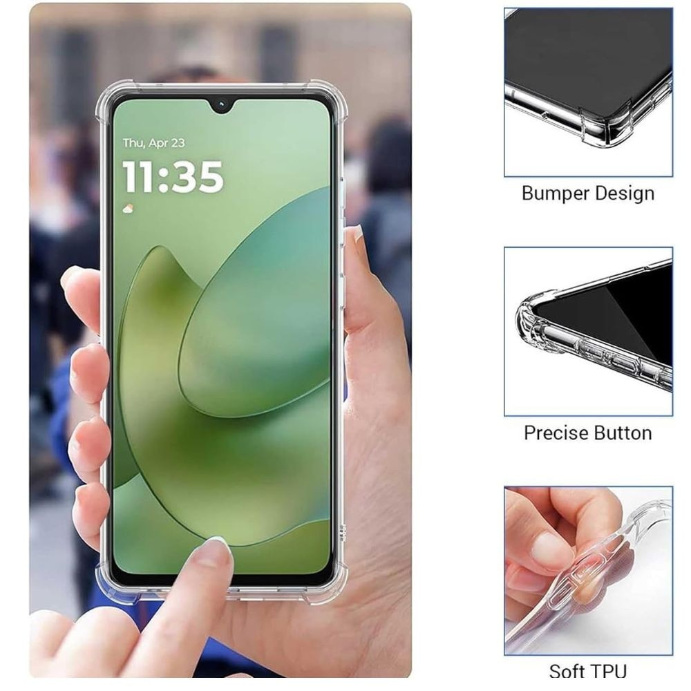 Husa Flexibila, colturi intarite, compatibila cu Honor X7d, Protectie antisoc, Silicon Ultra Slim High Tech, Crystal Clear