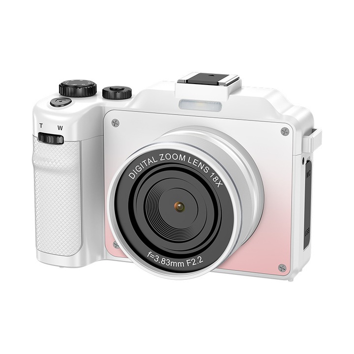 Camera digitala, rezolutie 5K de 80 megapixeli, filtre de infrumusetare, zoom digital 18x, stabilizare a imaginii, lumina de umplere LED