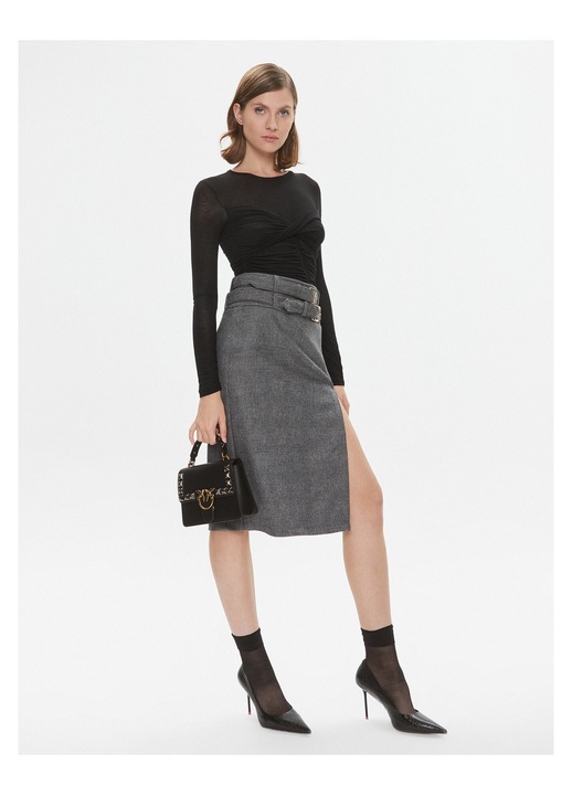 Fusta Midi Pinko, gri