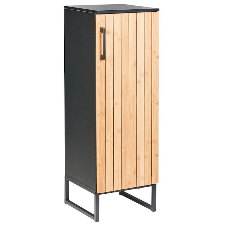 Dulap de baie Miscanti Lemn de bambus 30 cm Maro deschis