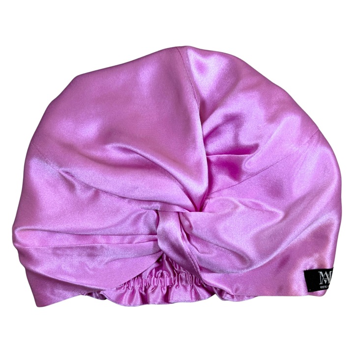 Bonetă Mătase Naturală 22 Momme, MATASIA, Lavanda, 100% Mătase Mulberry