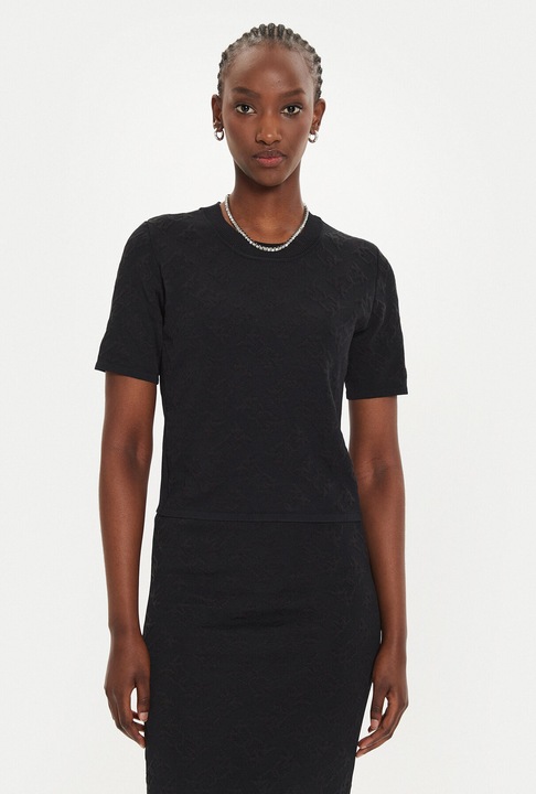 Tricou dama Maglia 103976 A21T, Pinko, negru, M INTL