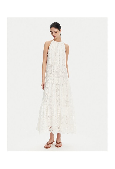 Rochie de vara dama Pinko, alba, fabricata din material usor