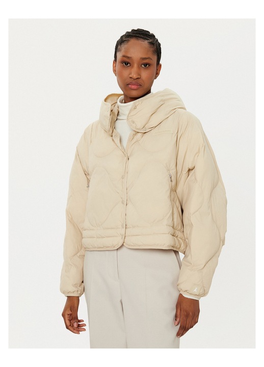 Jacheta de tranzitie pentru femei Patrizia Pepe, bej, 46 EU