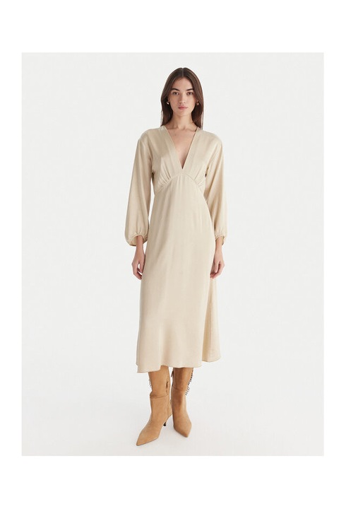 Rochie de cocktail, VICOLO, bej, fabrica usoara