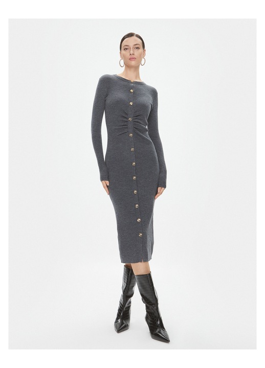 Rochie tricotata de dama Pinko, gri, XL INTL