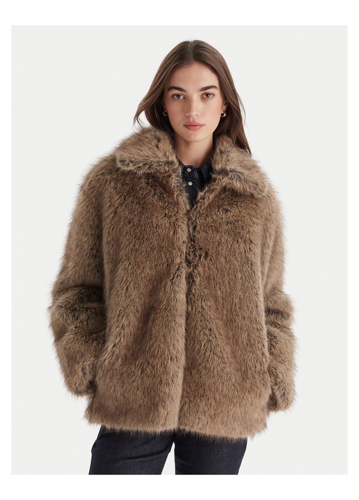 Haina de blana dama Liu Jo, blana artificiala, maro