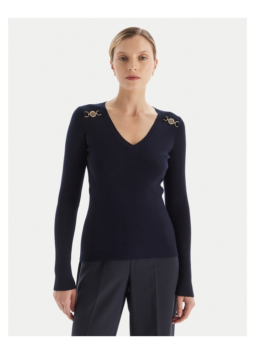 Pulover dama Fracomina, bleumarin, moale