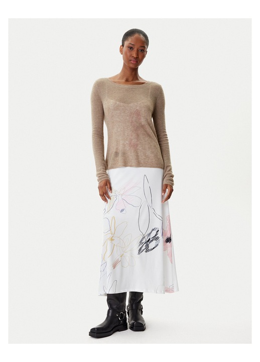 Rochie casual dama Desigual, alba, fabricatie de calitate