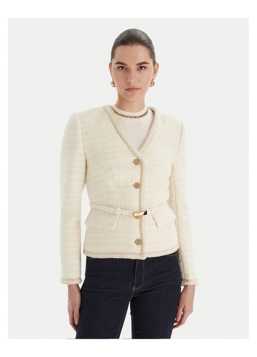 Sacou dama Guess By Marciano, culoare ecru