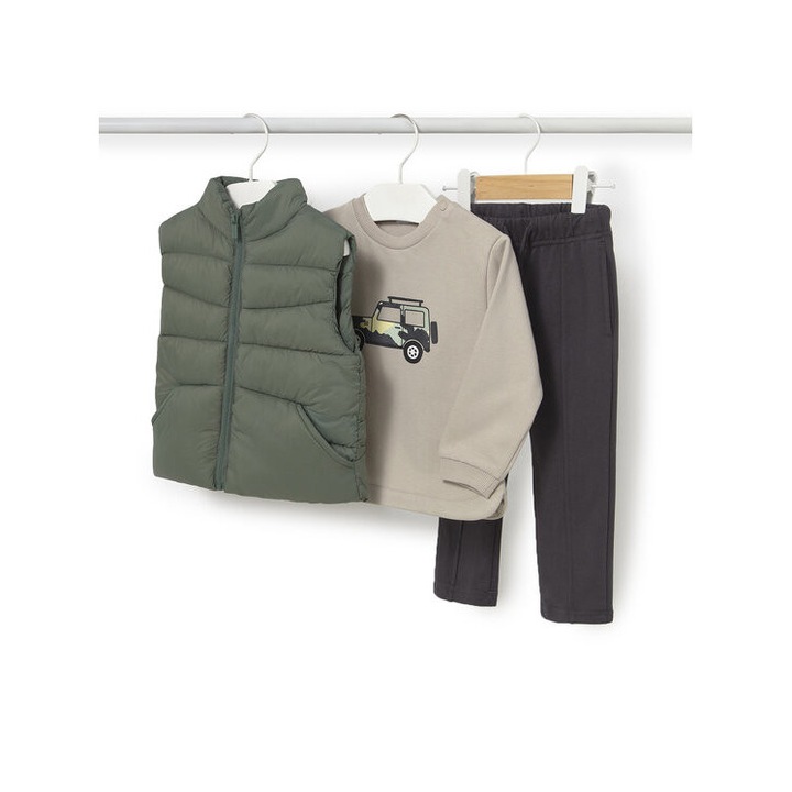 Compleu pentru copii, Mayoral, din 3 piese, pentru baieti, multicolor