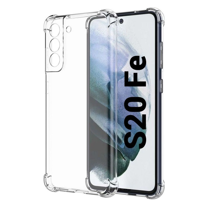 Husa de silicon antisoc pentru Samsung S20 Fe (G780) Transparent