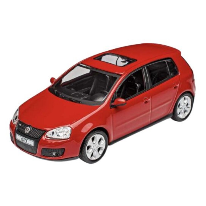 Volkswagen Golf V Gti Piros 1:43 Cararama autómodell