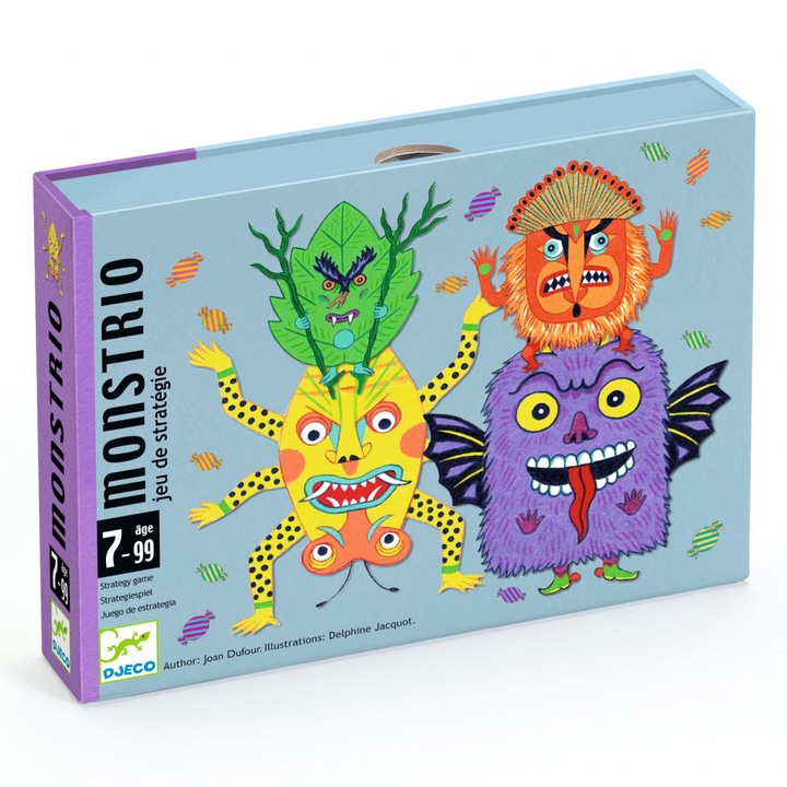 Joc de carti Monstrio, Djeco, Wisdom