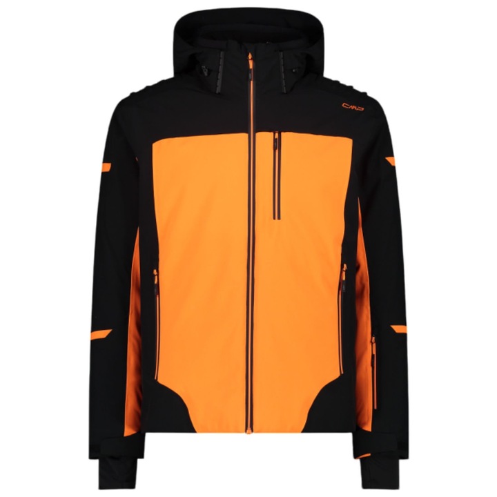 Jacheta schi barbati CMP 34W4707, Negru/Portocaliu