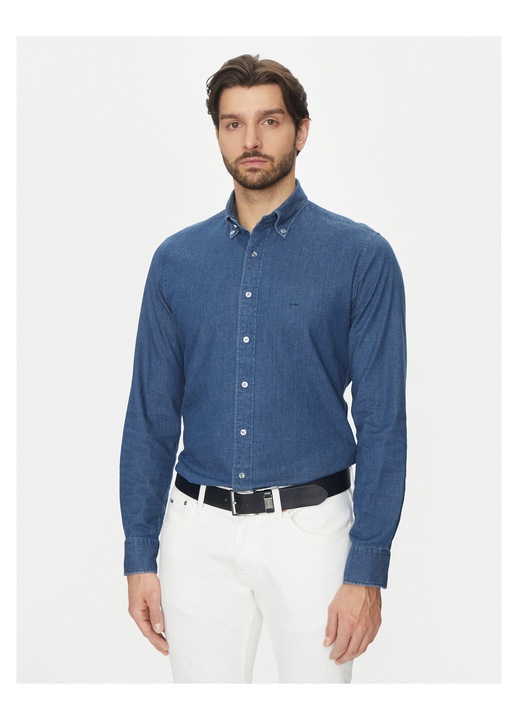 Camasa barbati Michael Kors, denim, albastru marin