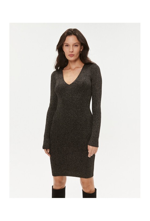 Rochie tricotata, de dama Twinset, negru, fabricata din material de calitate