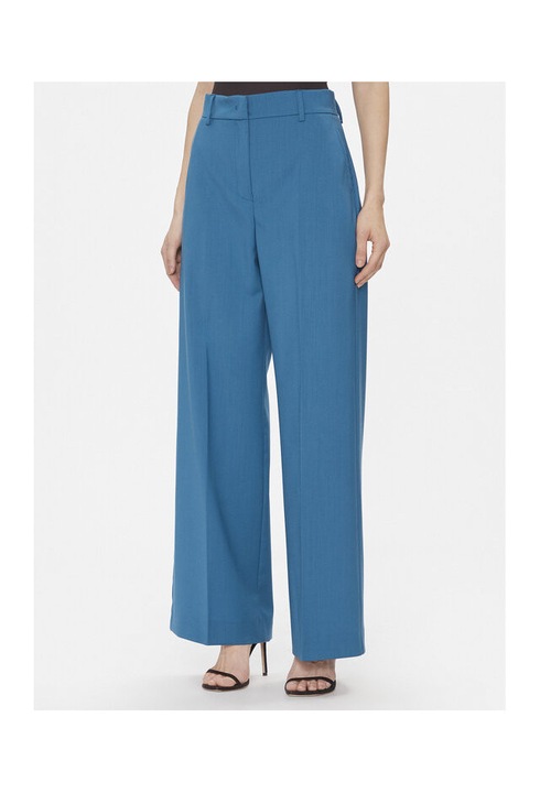 Pantaloni dama Weekend Max Mara, largi, albastru, 38 EU