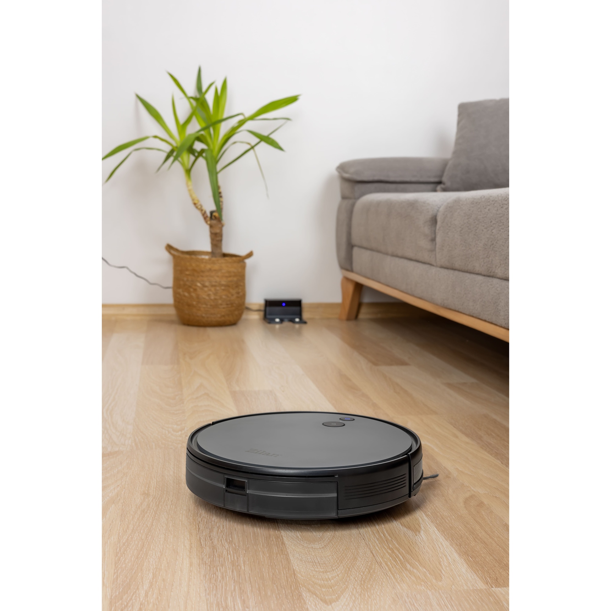 Aspirator robot Zilan ZLN4400, Functie WIFI, Giroscop, Telecomanda inclusa, Functionare 150 minute, 3200 mAh