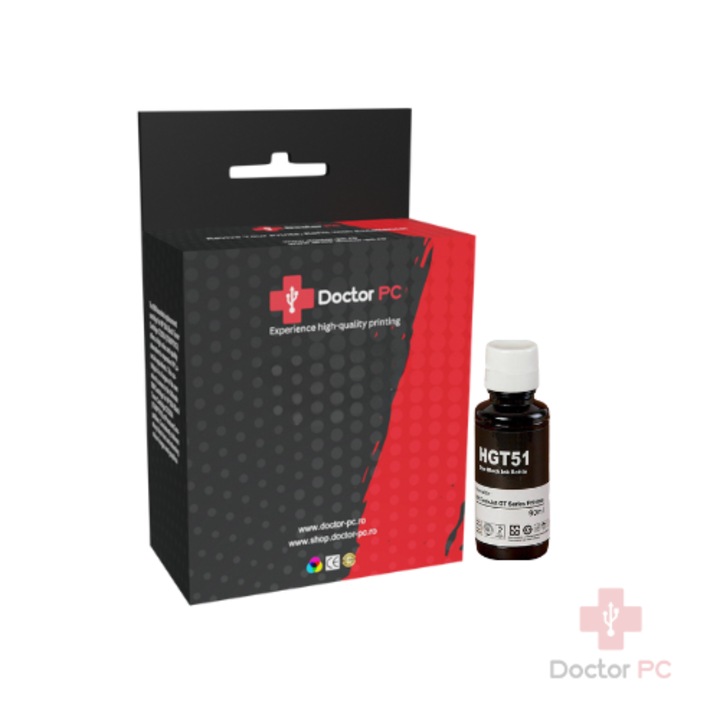 Cartus Cerneala Doctor PC, negru, 90 ml
