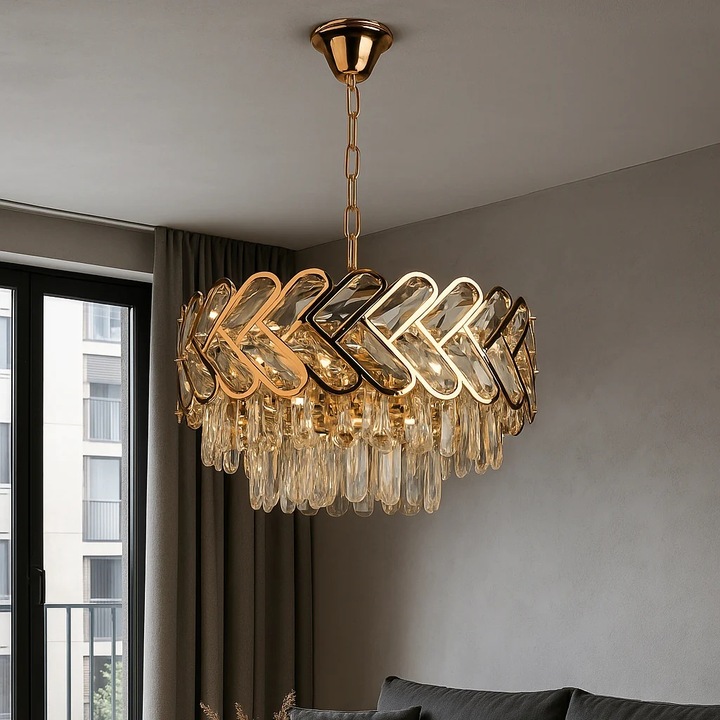 Полилей Magic Time Orvani 6 крушки златист 35x35x56см