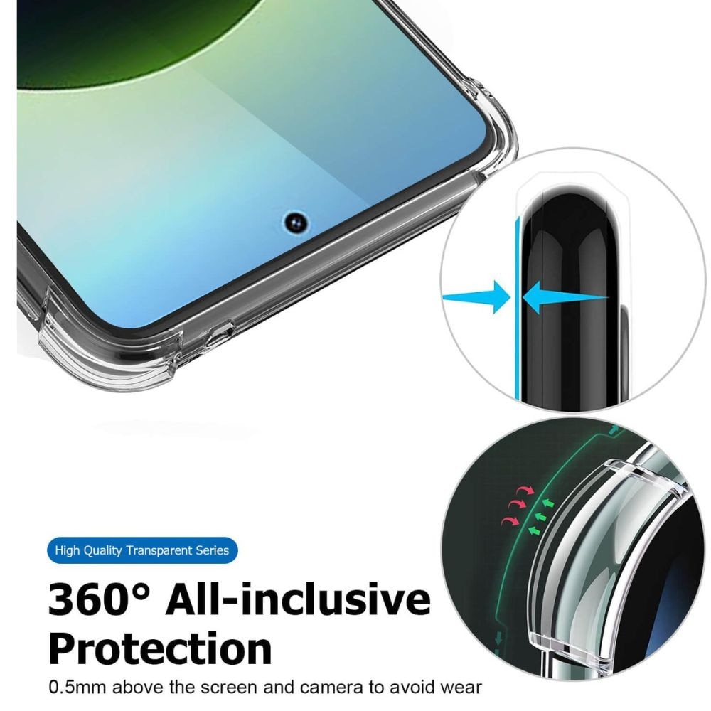 Husa Flexibila, colturi intarite, compatibila cu Honor X7d, Protectie antisoc, Silicon Ultra Slim High Tech, Crystal Clear