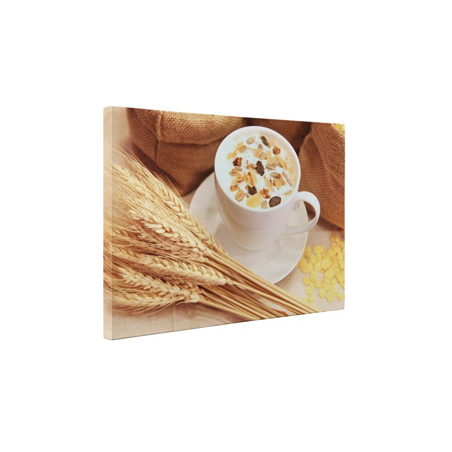Lapte cu cereale - Tablou Canvas - 95x125 cm