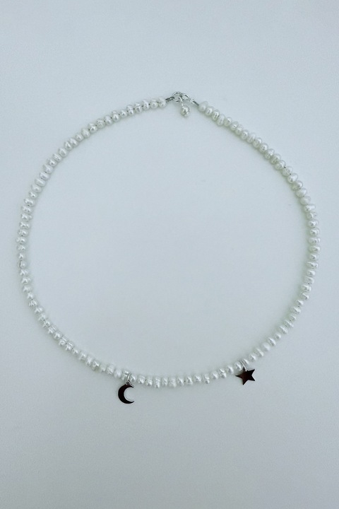 Rain Jewelry, Colier de argint 925, Alb, Argintiu