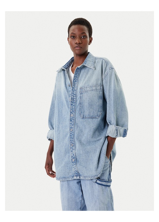 Camasa din denim pentru femei G Star Raw, albastru