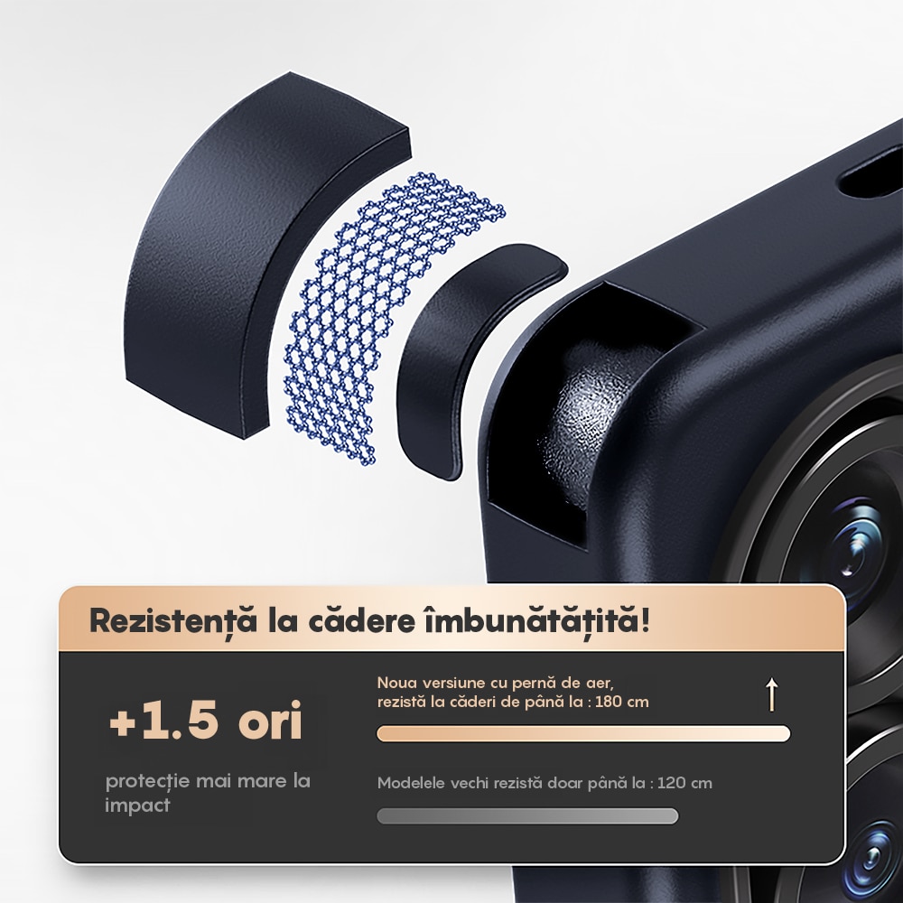 Husa compatibila cu Incarcare Magsafe pentru Samsung Galaxy S25 Ultra, CASEY STUDIOS™, de Protectie, Slim, pentru Incarcare Wireless, Margini Ridicate pentru Protectia Ecranului si a Camerelor, Albrastru