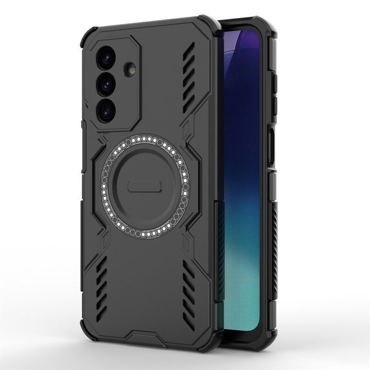 Калъф за Samsung Galaxy A17 ArmorMag, Magsafe, Противоударен, Премиум качество, Превъзходна защита, DaDen, Черен