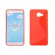 Husa de silicon S-case pentru Samsung Galaxy A7 (2016) A710F rosie