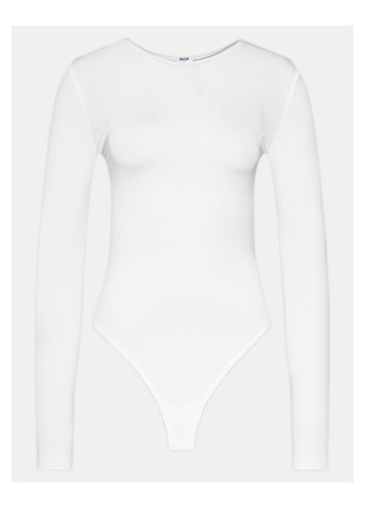 Body de dama Wolford, alb, din material elastic, L INTL