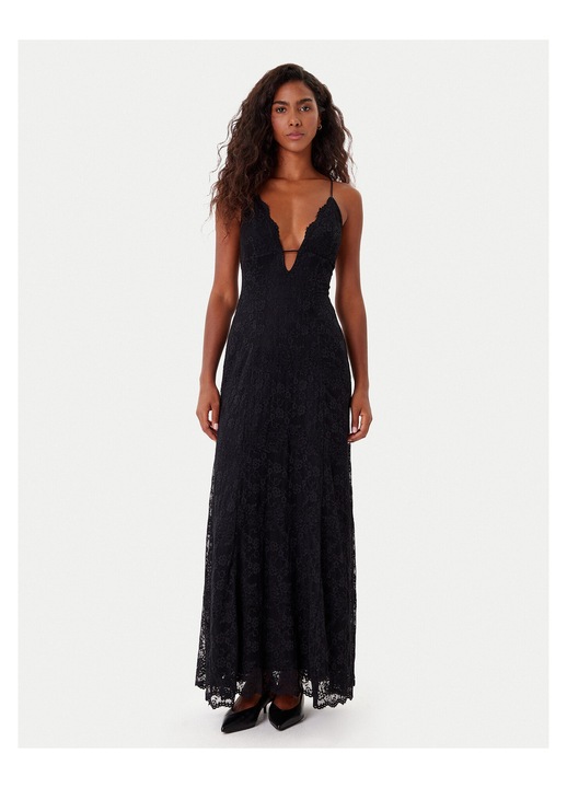 Rochie de seara, BARDOT, negru, 85% nailon, 38 EU