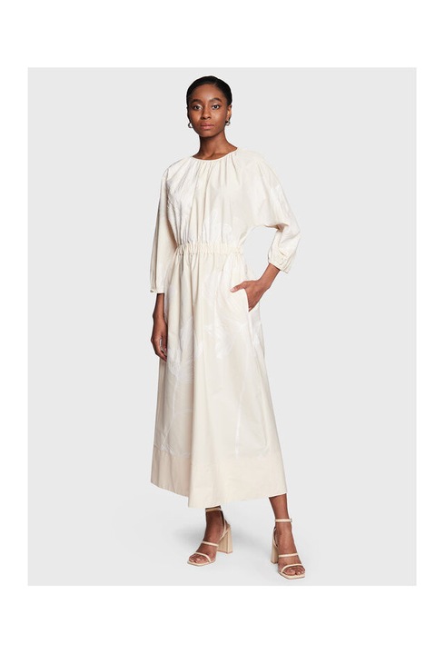 Rochie de cocktail dama Liviana Conti, ecru, 40 EU