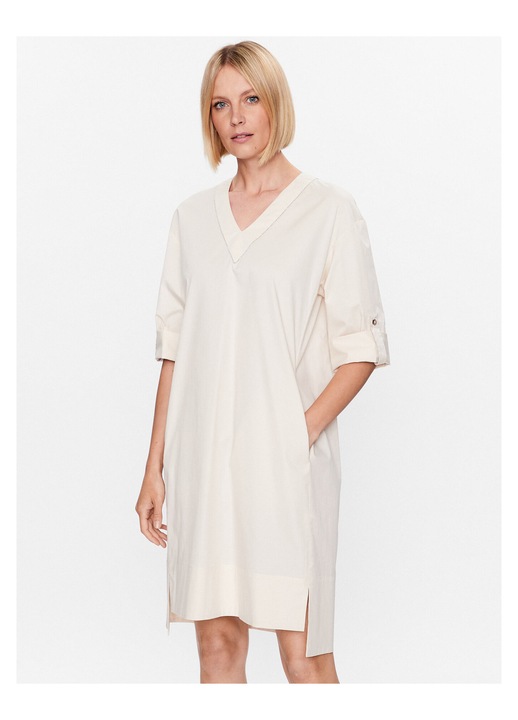 Rochie casual de dama Peserico, ecru, 40 EU