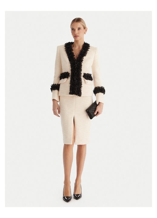 Fusta midi, Babylon, ecru