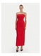 Rochie BARDOT, model 60179DB, rosu intens