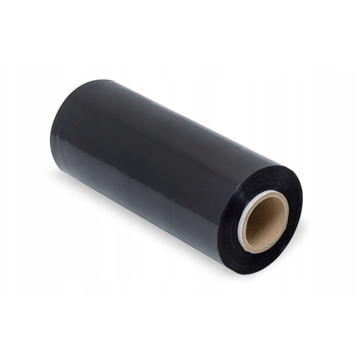 Folie Stretch, Neopak, Material Ldpe, Pentru Ambalarea Articolelor Fragile, Protector, Durabil, Greutate 1.6 kg, Grosime 23 Micrometri, Elasticitate 160%, 25 x 50 cm, Negru