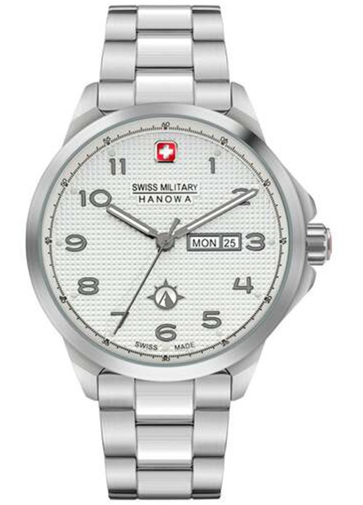 Férfi karóra Swiss Military Hanowa SMWGH2100302, fekete, kvarc szerkezet