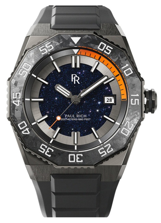 Ceas barbatesc Paul Rich Aquacarbon Pro 42mm, 20ATM