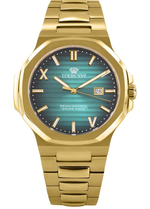 Ceas barbatesc Louis XVI, 40mm, 5ATM