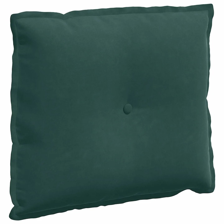 Perna pentru spate vidaXL, Verde inchis 60 x 50 cm