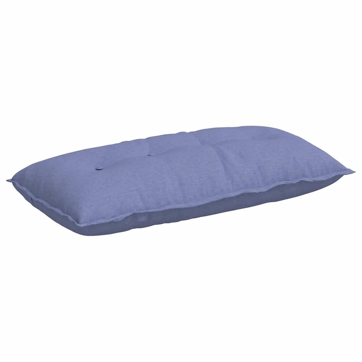 Perna pentru spate vidaXL, Albastru Jeans 100 x 19 x 50 cm tesatura