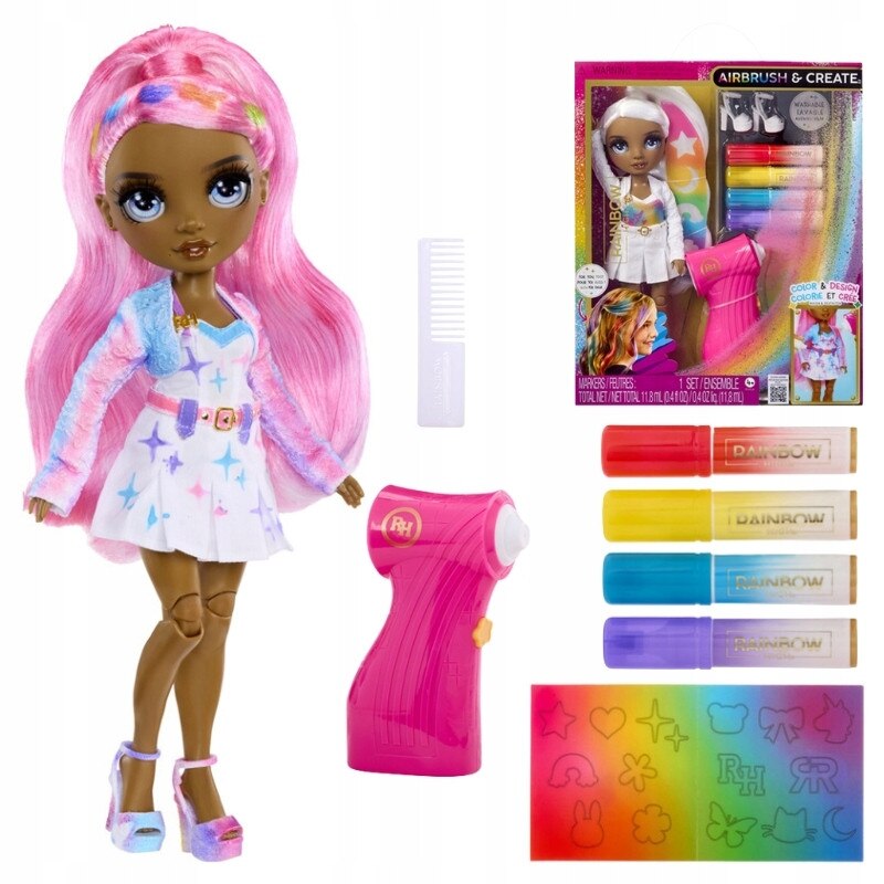 Papusa Rainbow High S3 Emi Vanda, cu accesorii, 28 cm - eMAG.ro